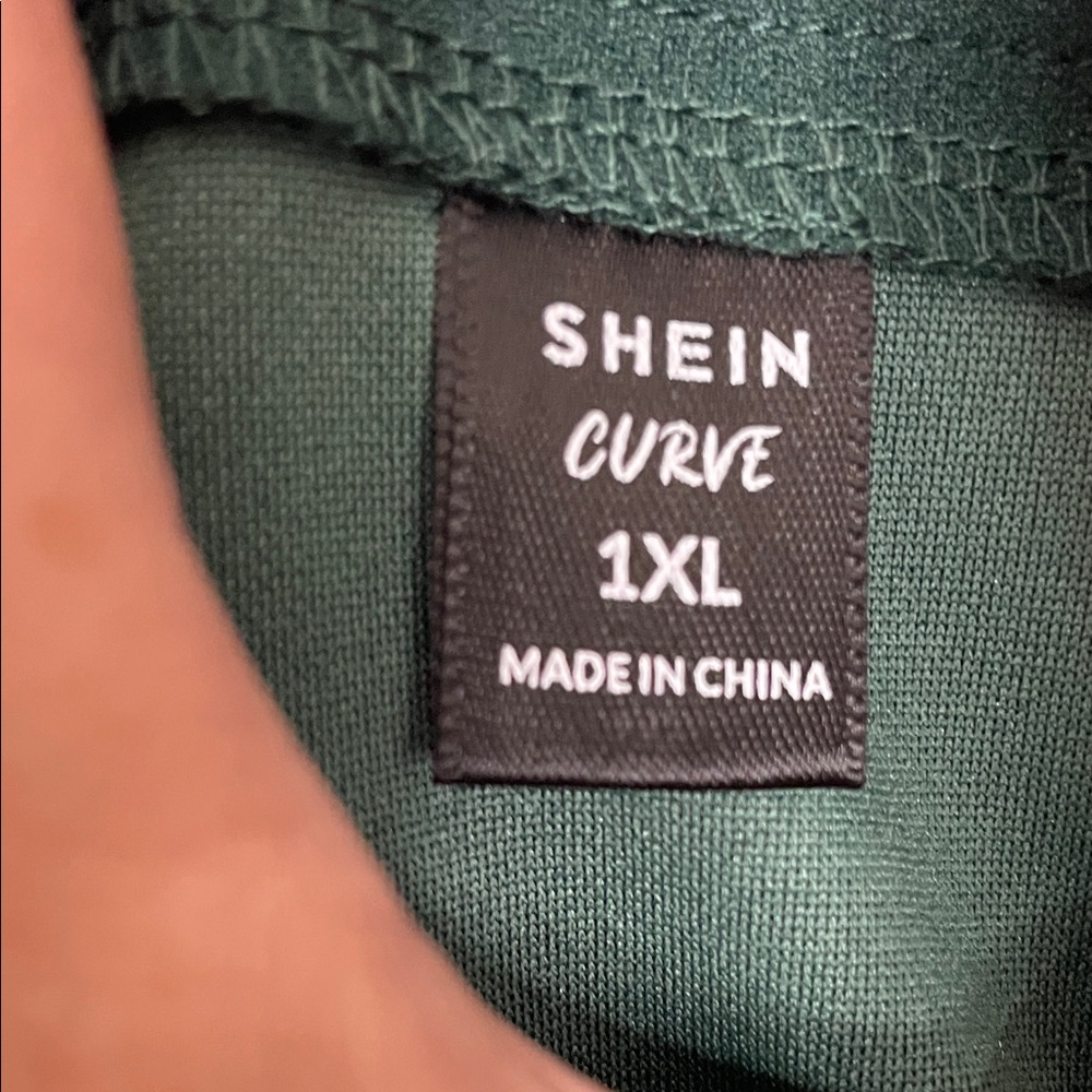 SHEIN Emerald Pants NWOT - Picture 2 of 4